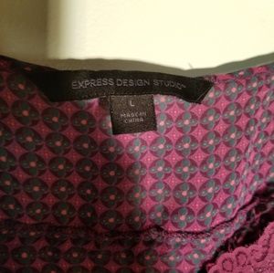 Express Intimates & Sleepwear - Banana Rep. Purple Camisole Express Intimates & Sleepwear - Banana Rep. Purple Camisole